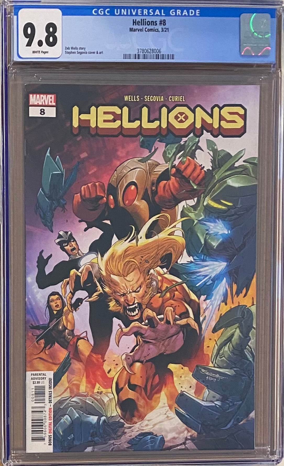 Hellions #8 CGC 9.8