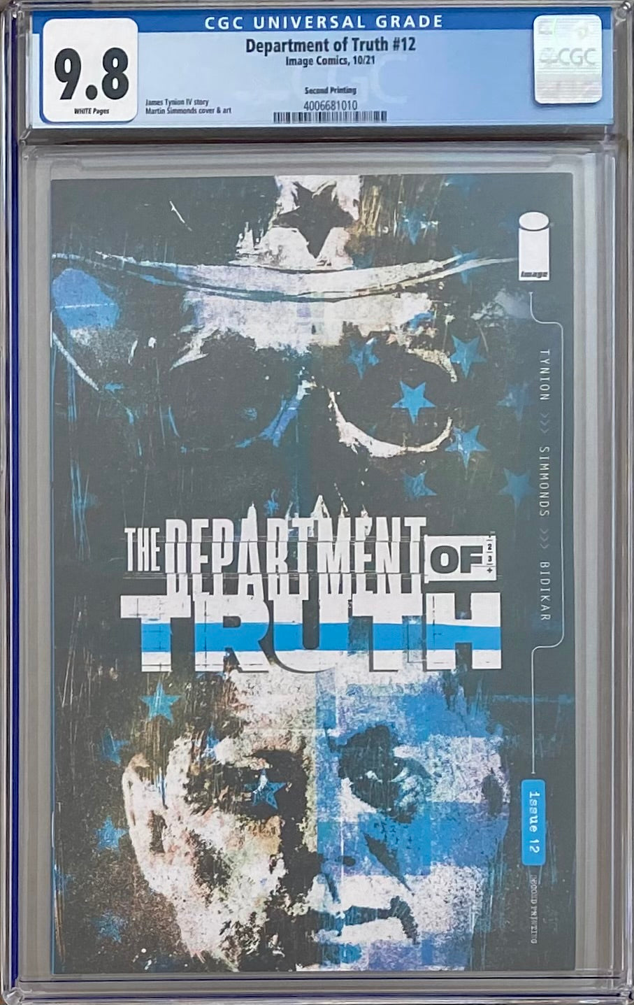 Department of Truth #12 Second Printing CGC 9.8