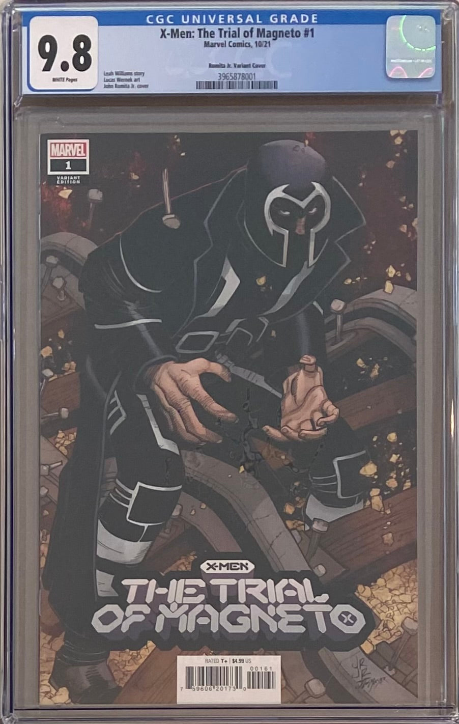 X-Men: Trial of Magneto #1 Romita Jr. Variant CGC 9.8