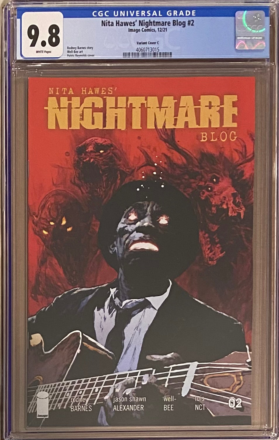 Nita Hawes' Nightmare Blog #2 Reynolds Variant CGC 9.8