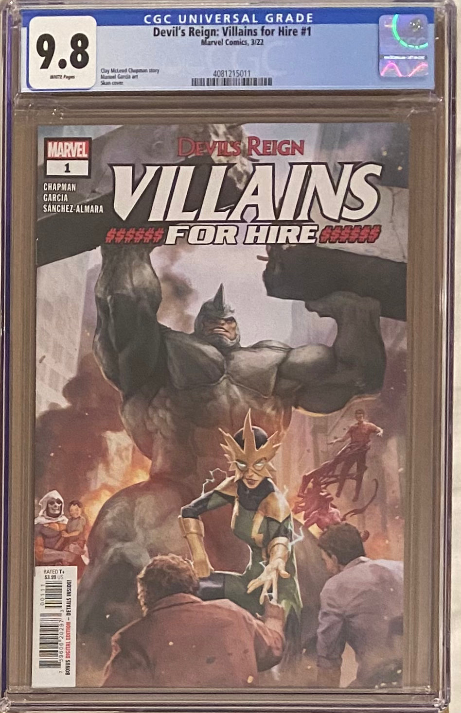 Devil's Reign: Villains for Hire #1 CGC 9.8