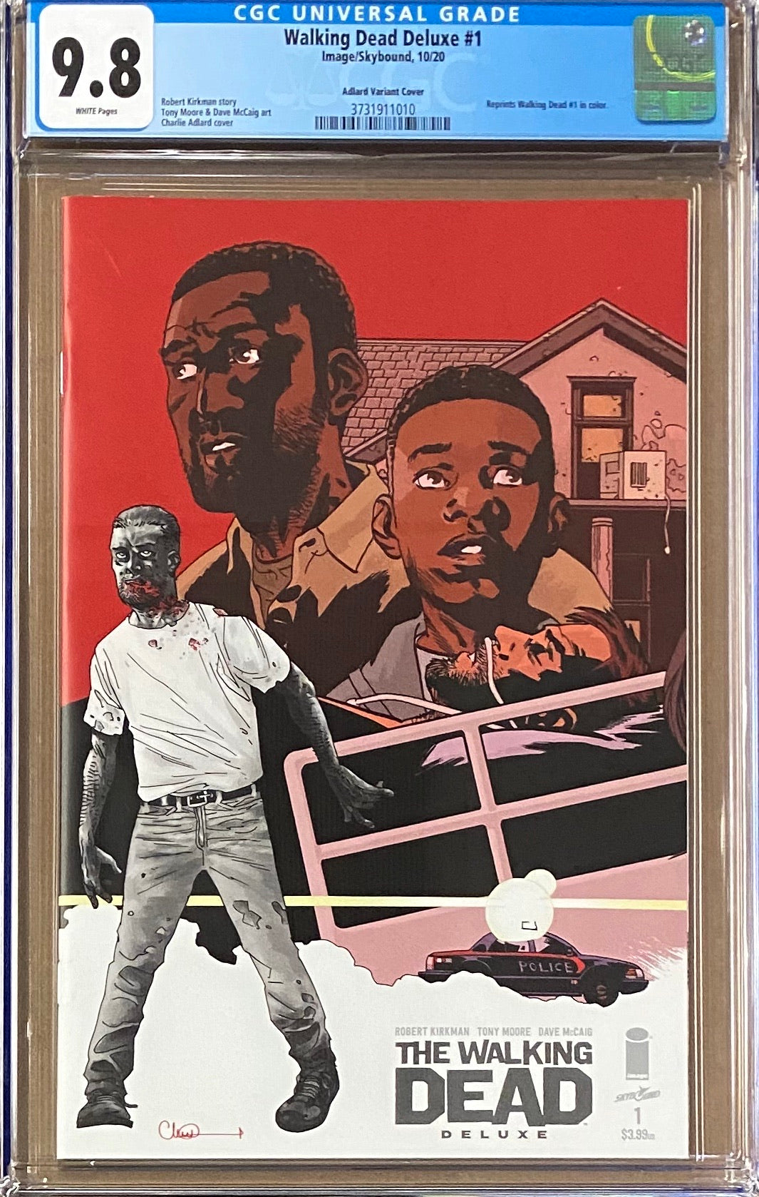 Walking Dead Deluxe #1 Adlard Variant CGC 9.8
