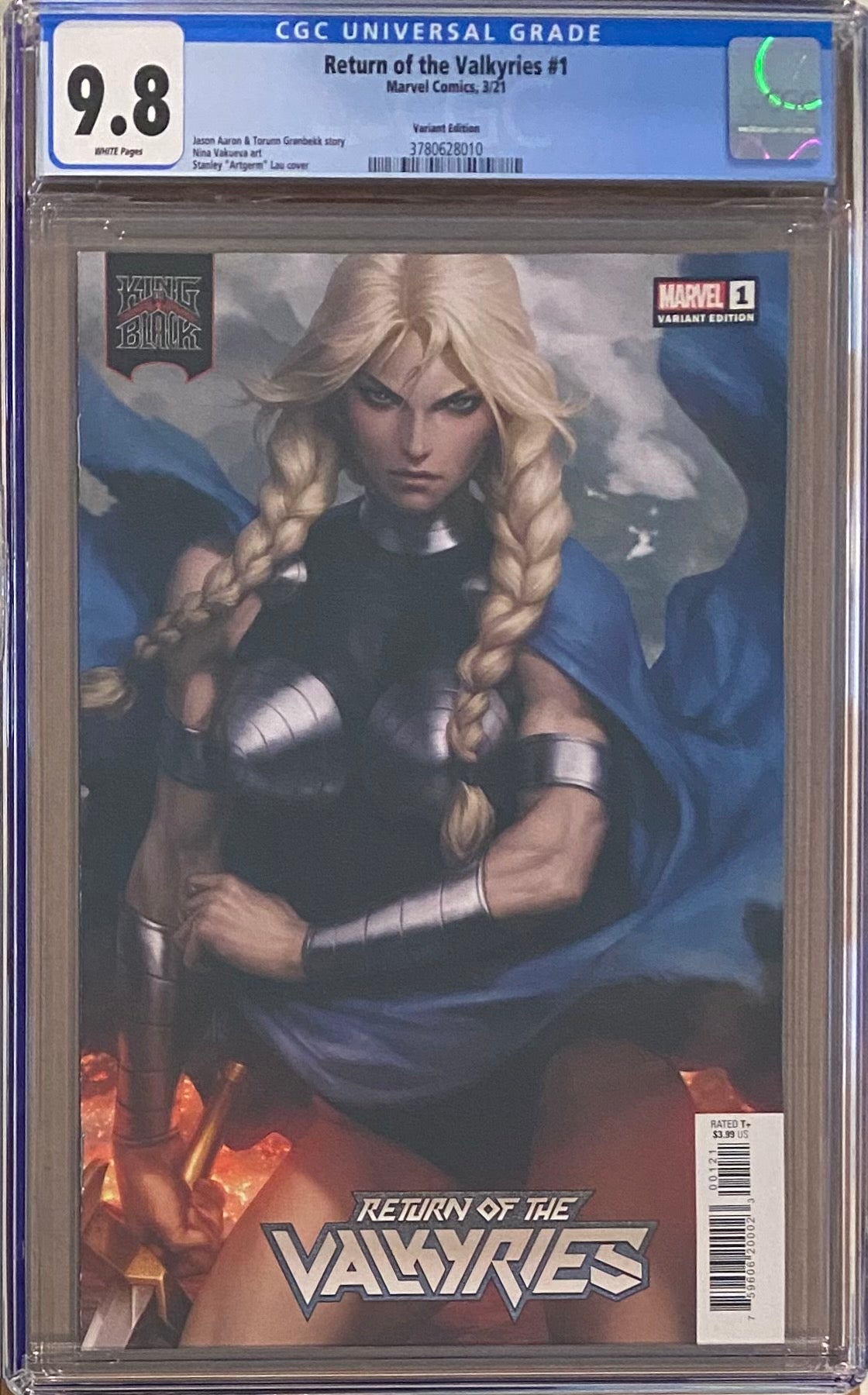 King in Black: Return of the Valkyries #1 Artgerm Variant CGC 9.8