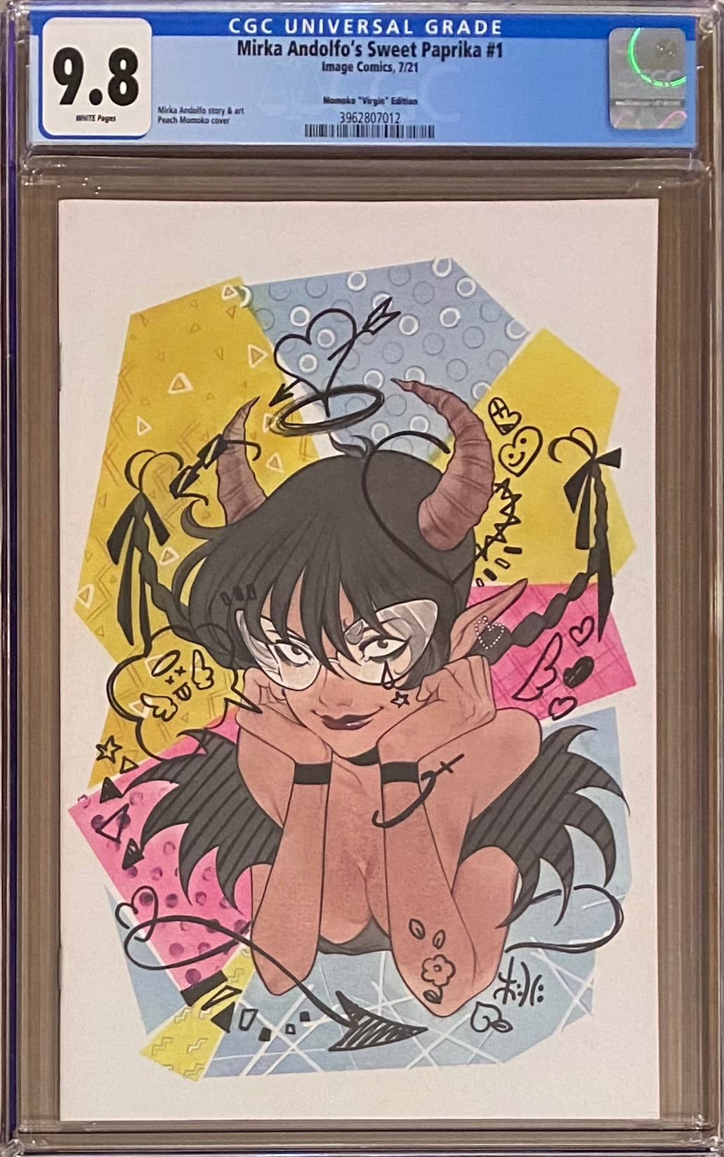 Sweet Paprika #1 Momoko 1:25 Virgin Retailer Incentive Variant CGC 9.8