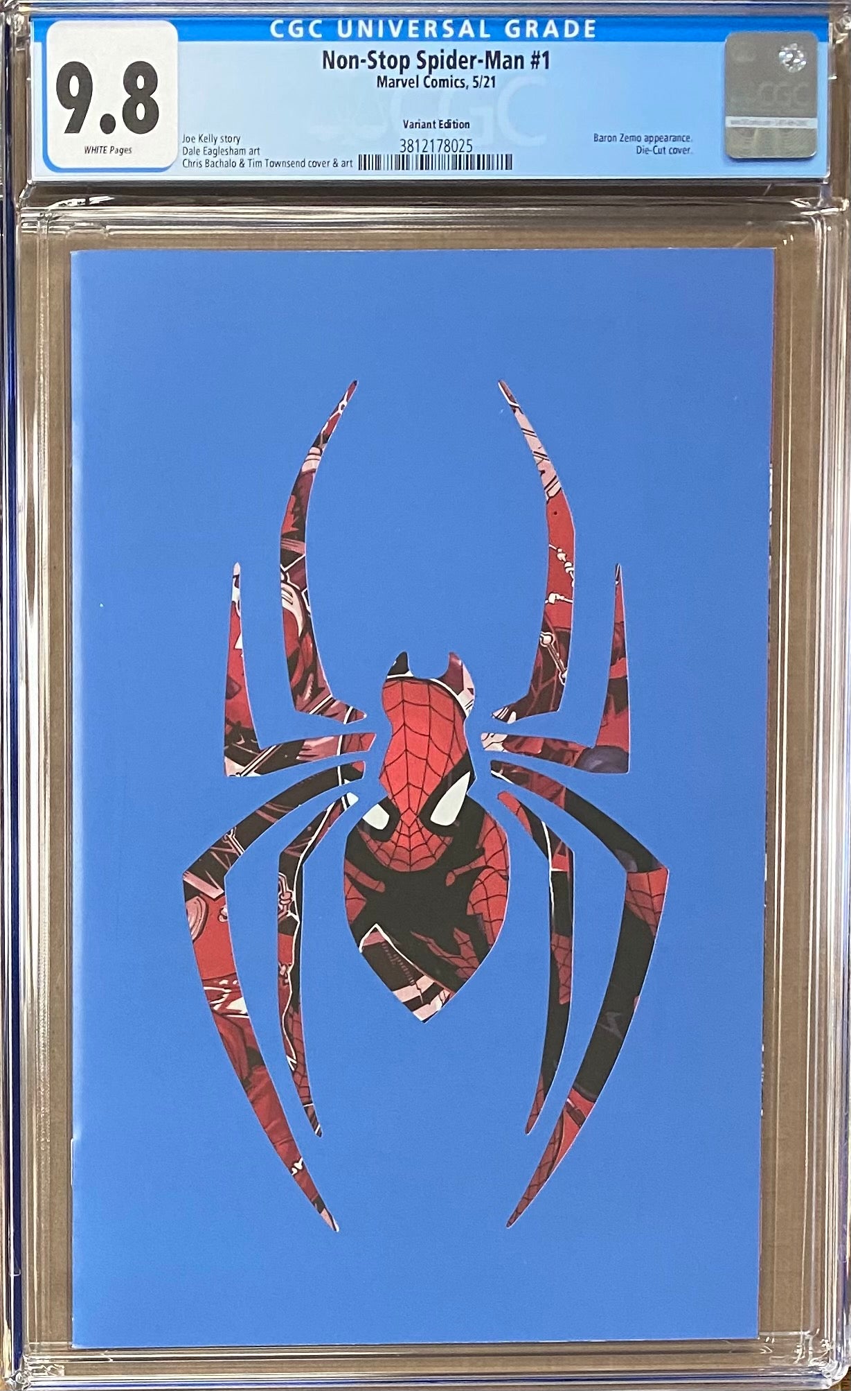 Non-Stop Spider-Man #1 Die-Cut Variant CGC 9.8