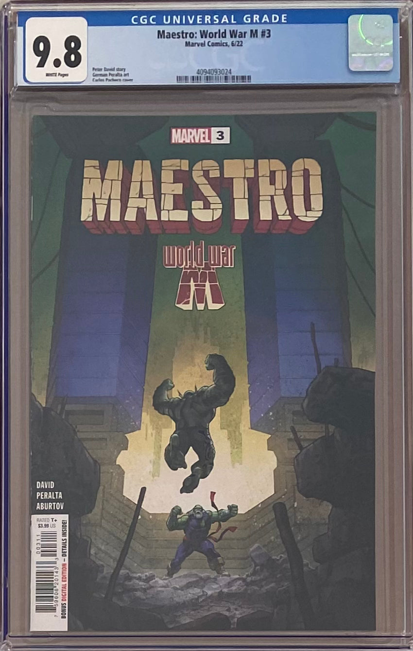 Maestro: World War M #3 CGC 9.8