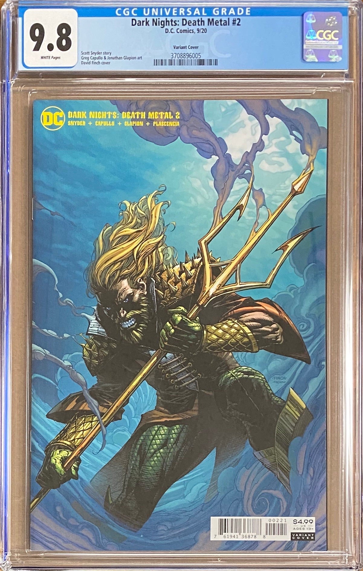 Dark Nights Death Metal #2 Finch Variant CGC 9.8