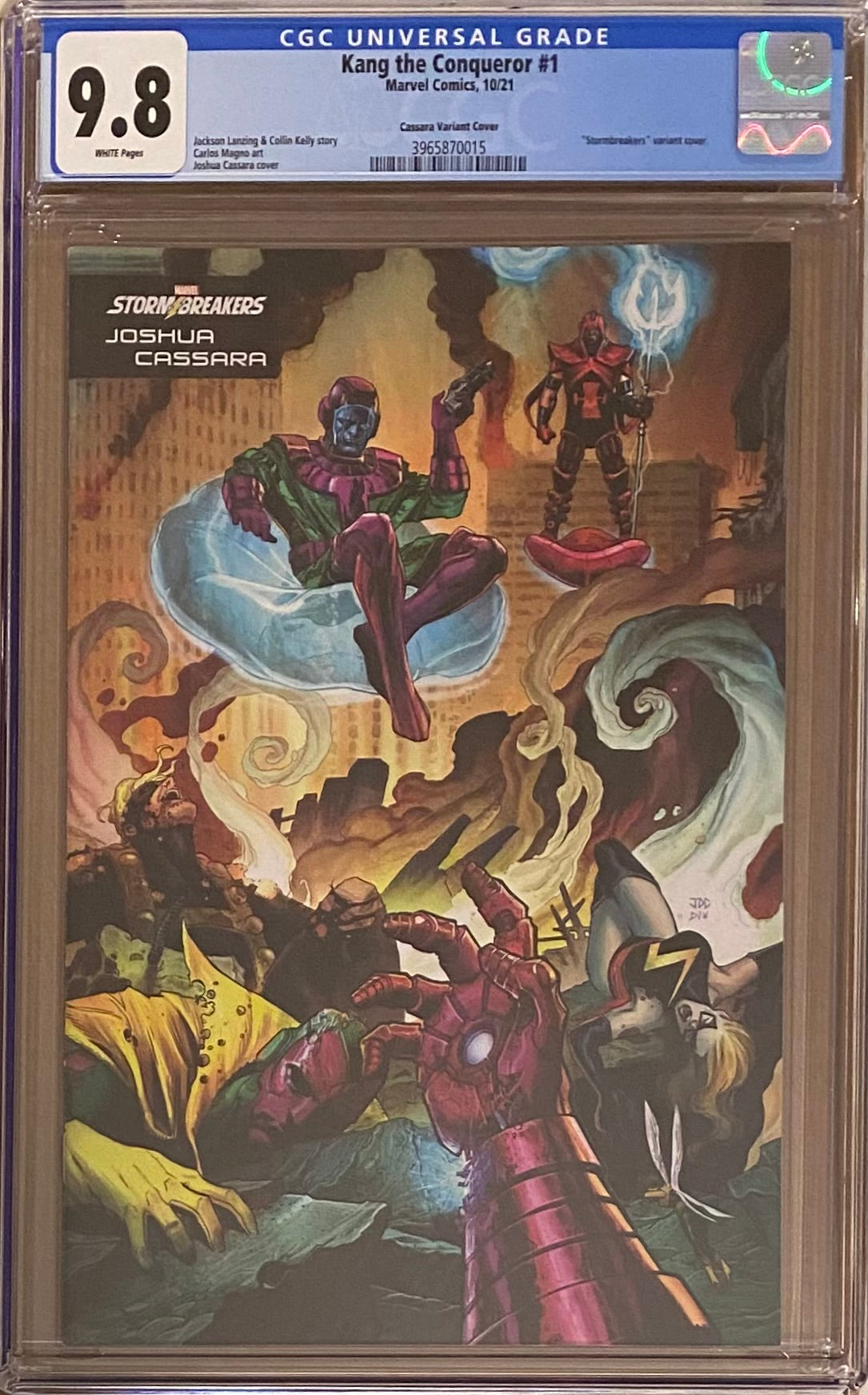 Kang the Conqueror #1 Cassara "Stormbreakers" Variant CGC 9.8