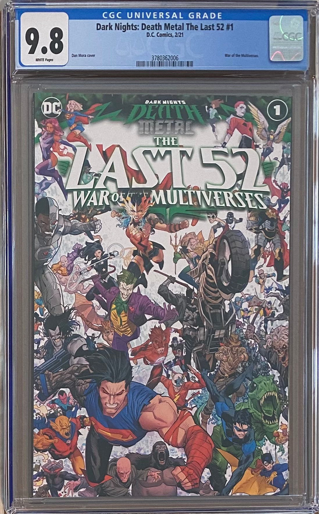 Dark Nights Death Metal: The Last 52 - War of the Multiverses #1 CGC 9.8