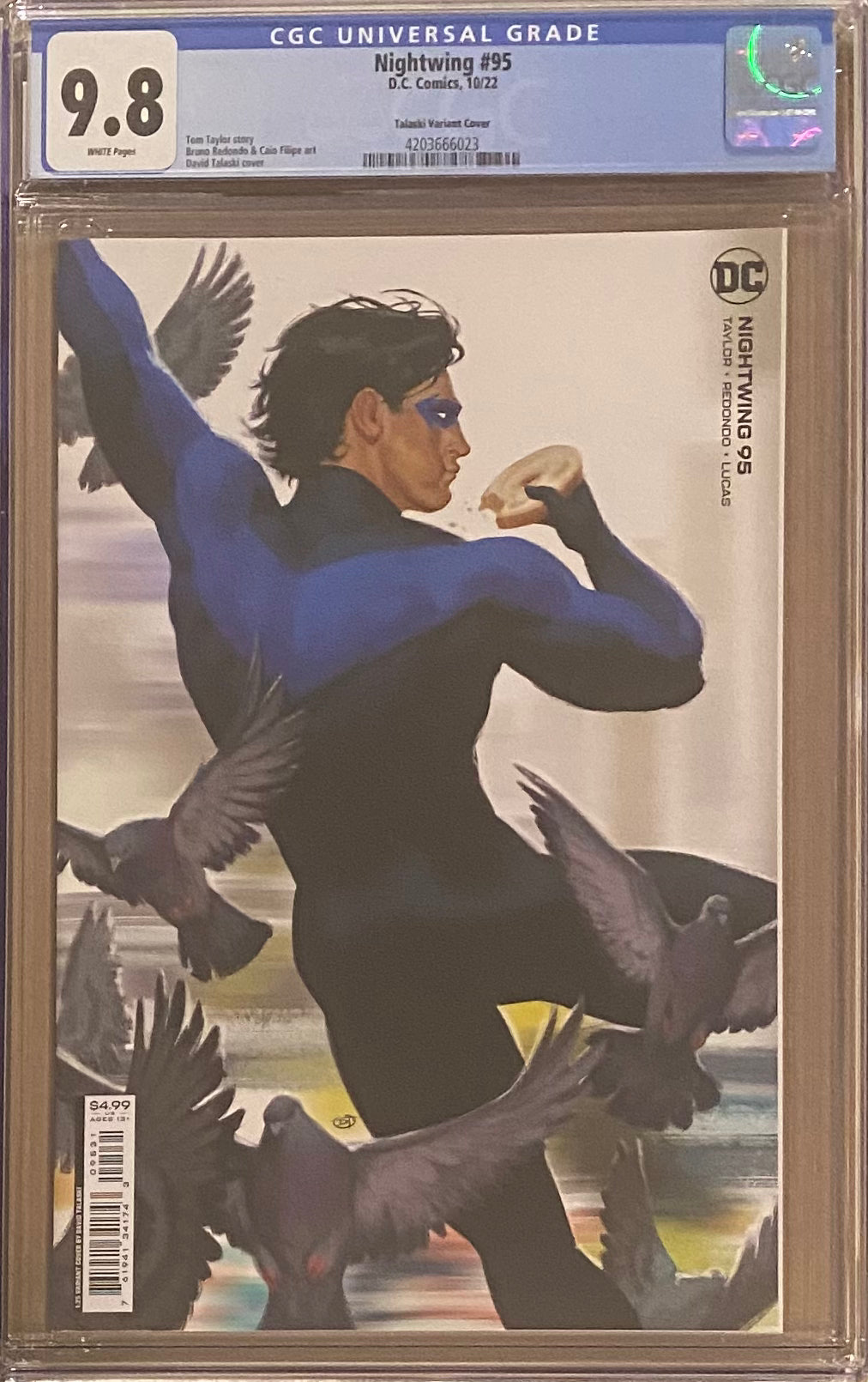 Nightwing #95 Talaski 1:25 Retailer Incentive Variant CGC 9.8