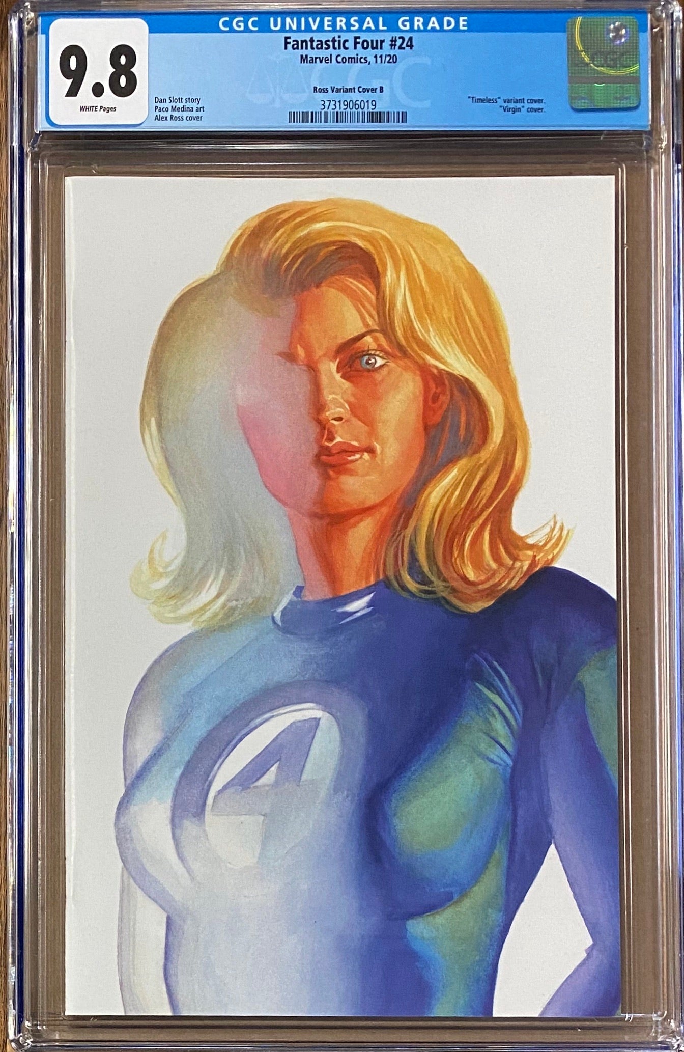 Fantastic Four #24 Alex Ross Invisible Girl "Timeless" Variant CGC 9.8