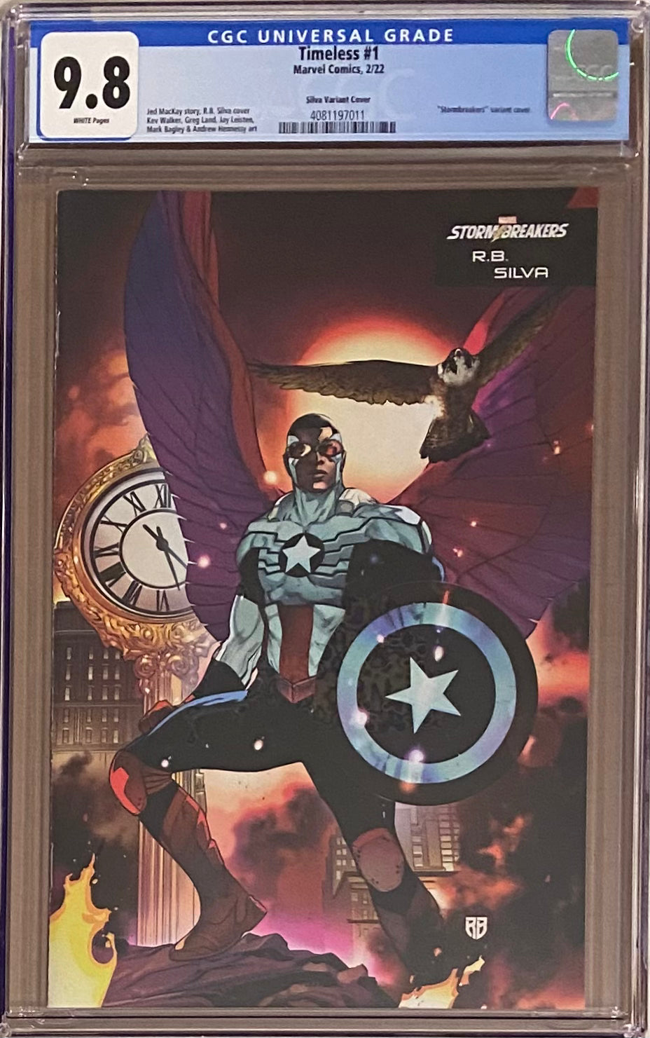Timeless #1 Silva Stormbreakers Variant CGC 9.8