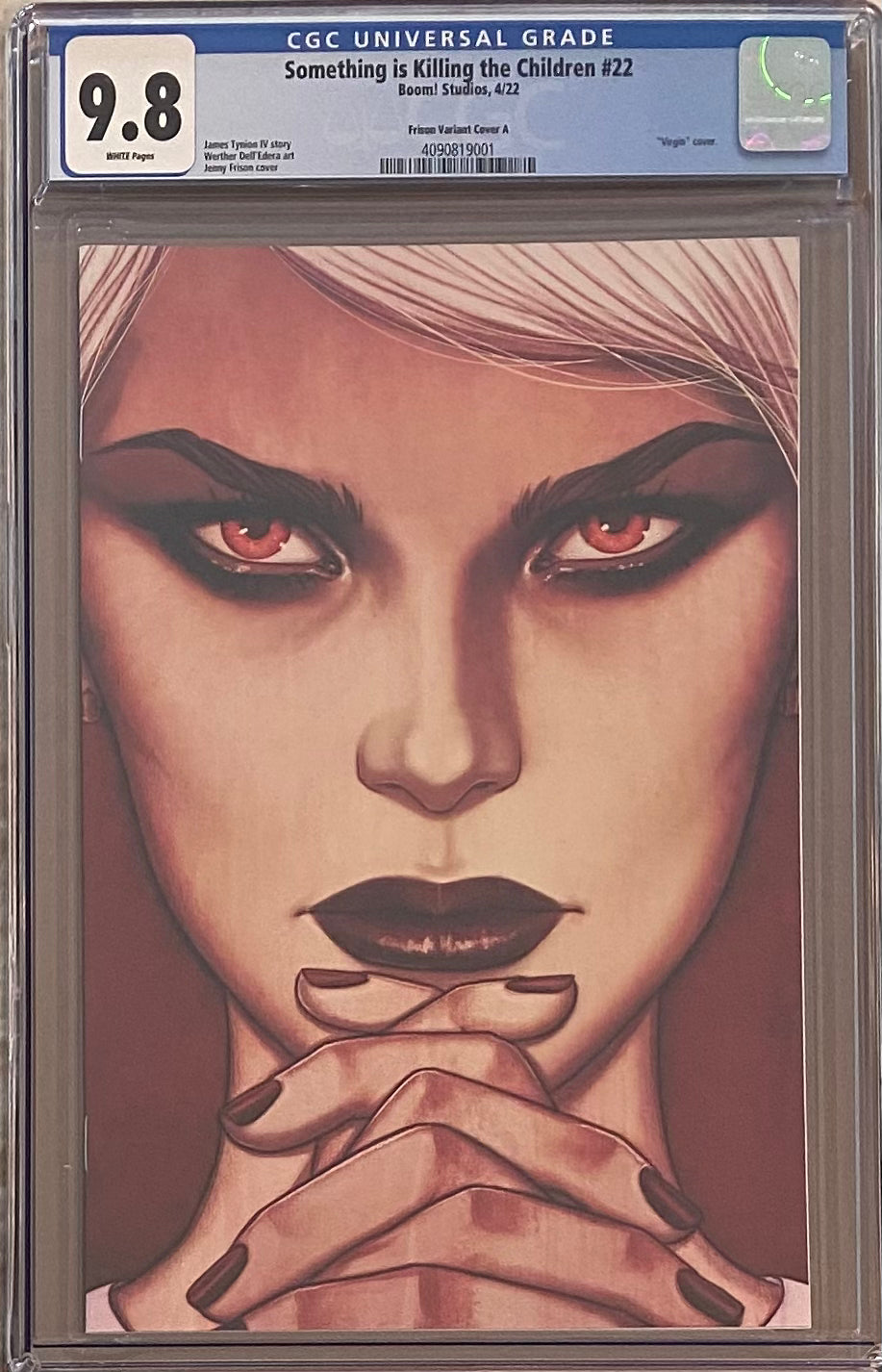 Something is Killing the Children #22 Frison 1:50 Virgin Retailer Incentive Variant CGC 9.8