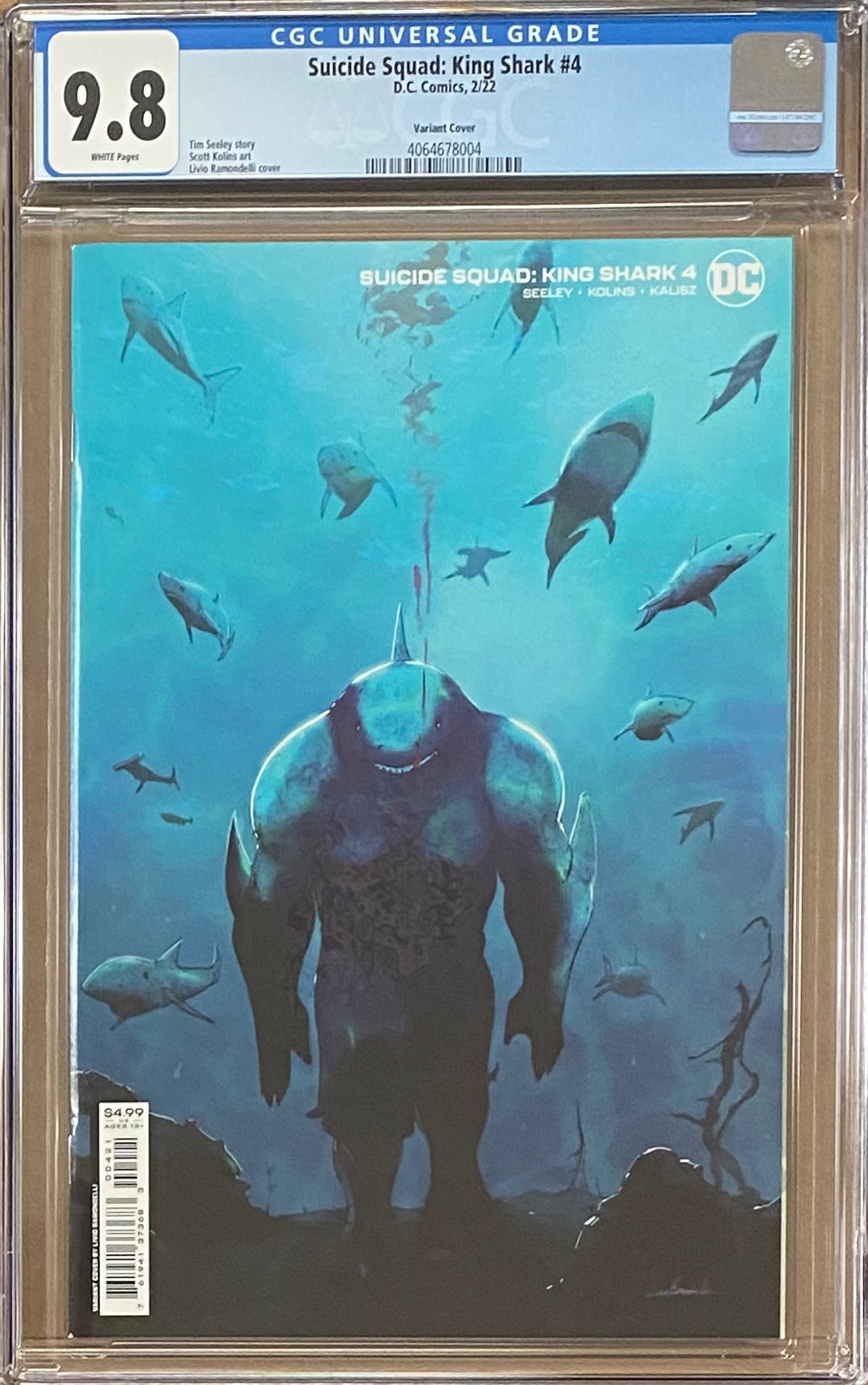 Suicide Squad: King Shark #4 Variant CGC 9.8
