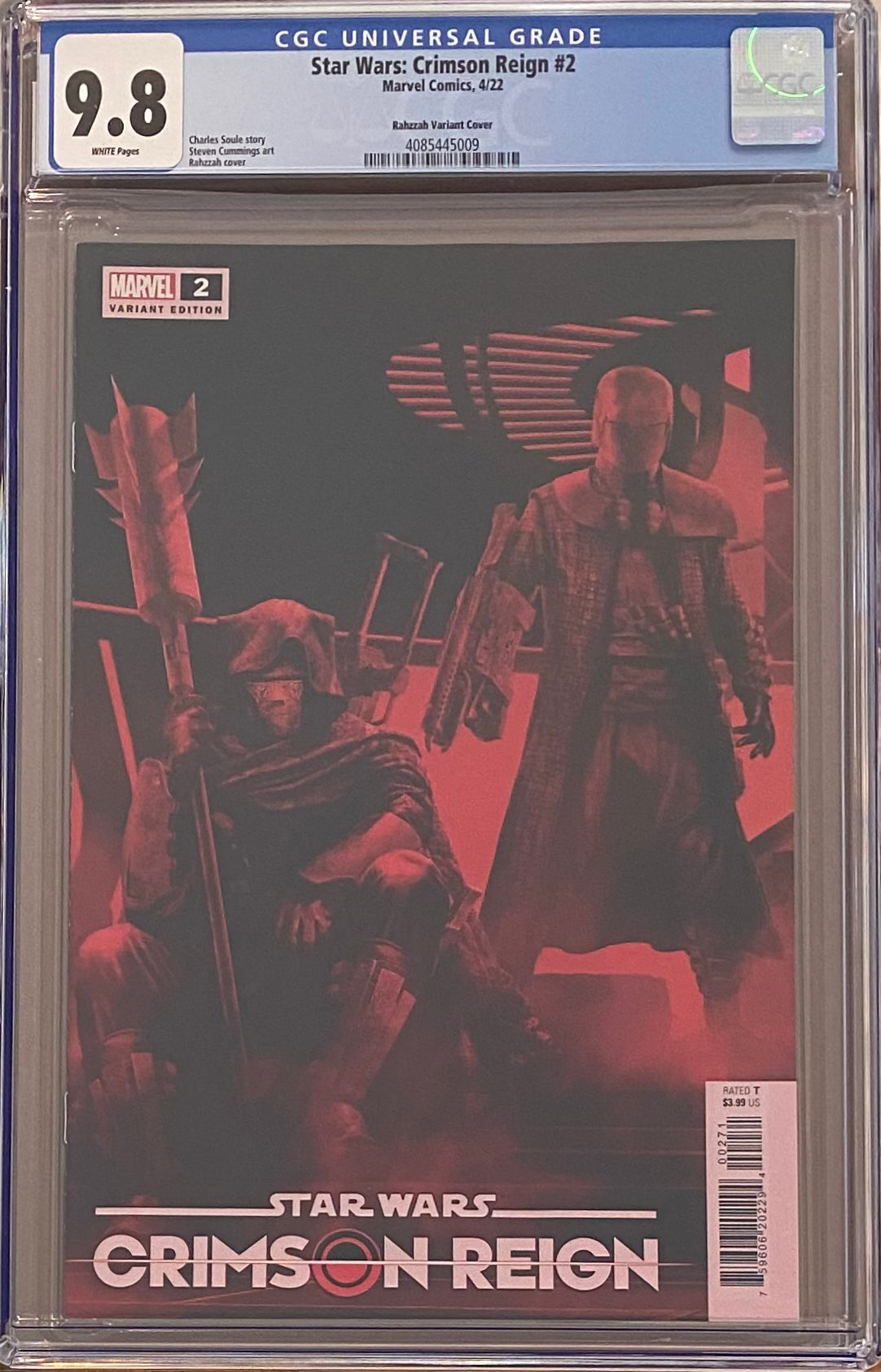 Star Wars: Crimson Reign #2 Rahzzah Variant CGC 9.8