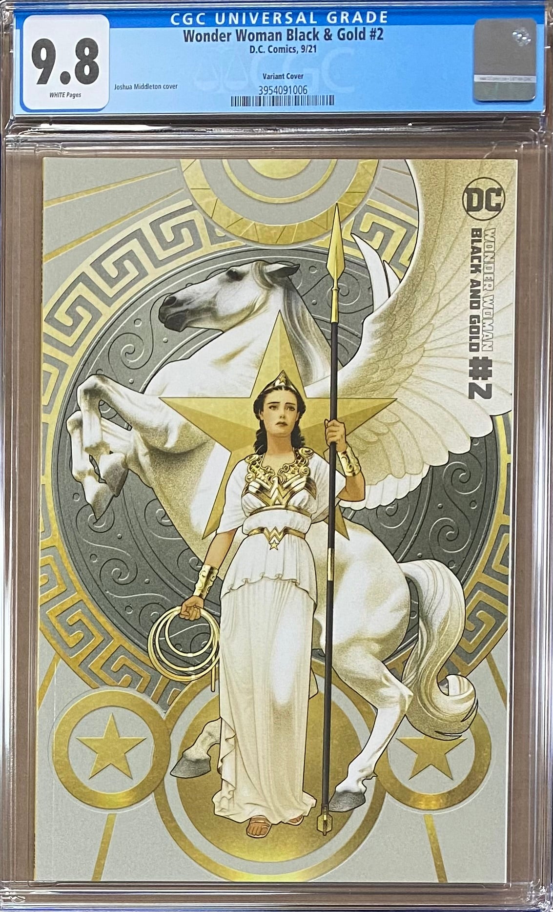 Wonder Woman: Black and Gold #2 Middleton Variant CGC 9.8