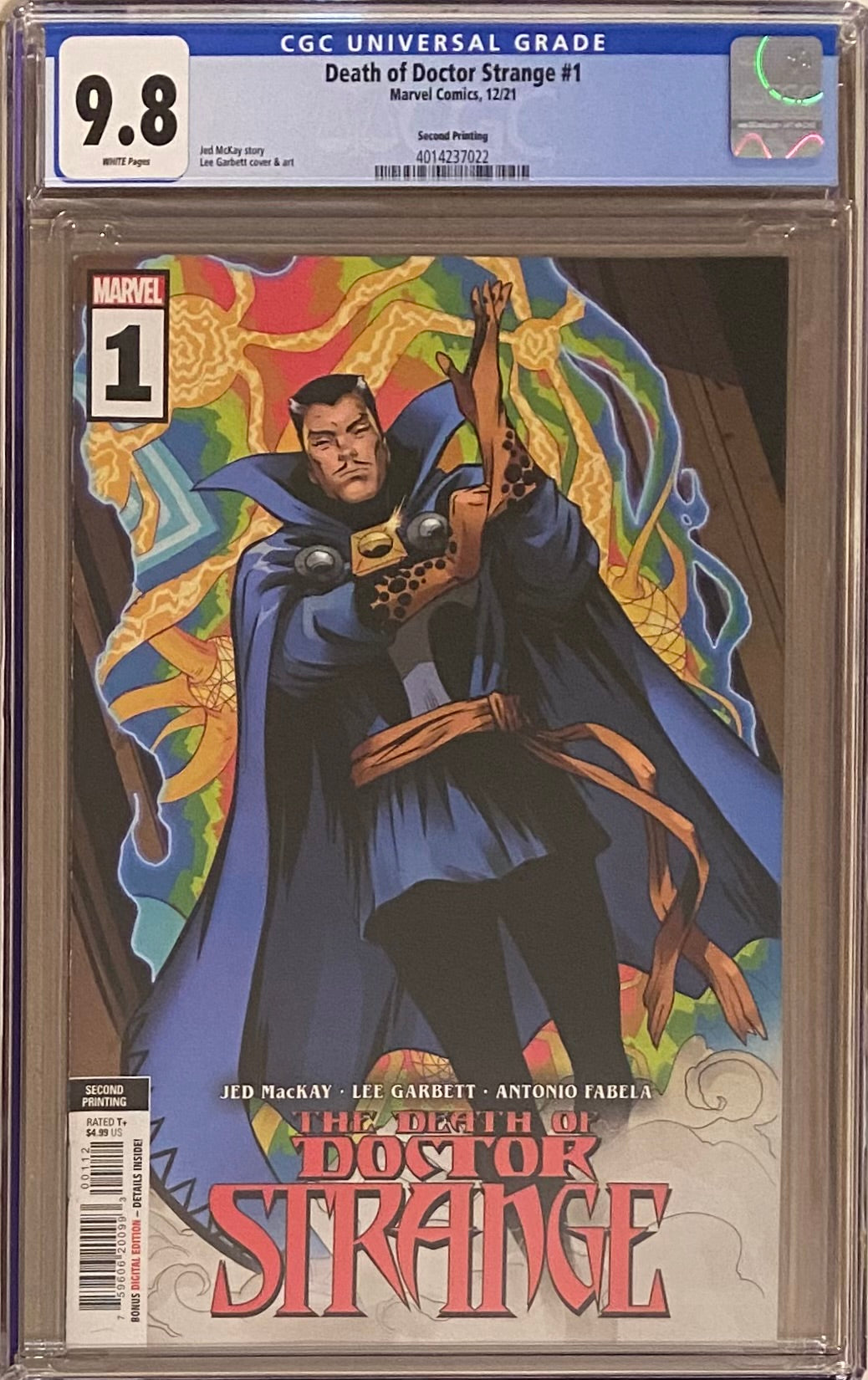 The Death of Doctor Strange #1 Second Printing CGC 9.8