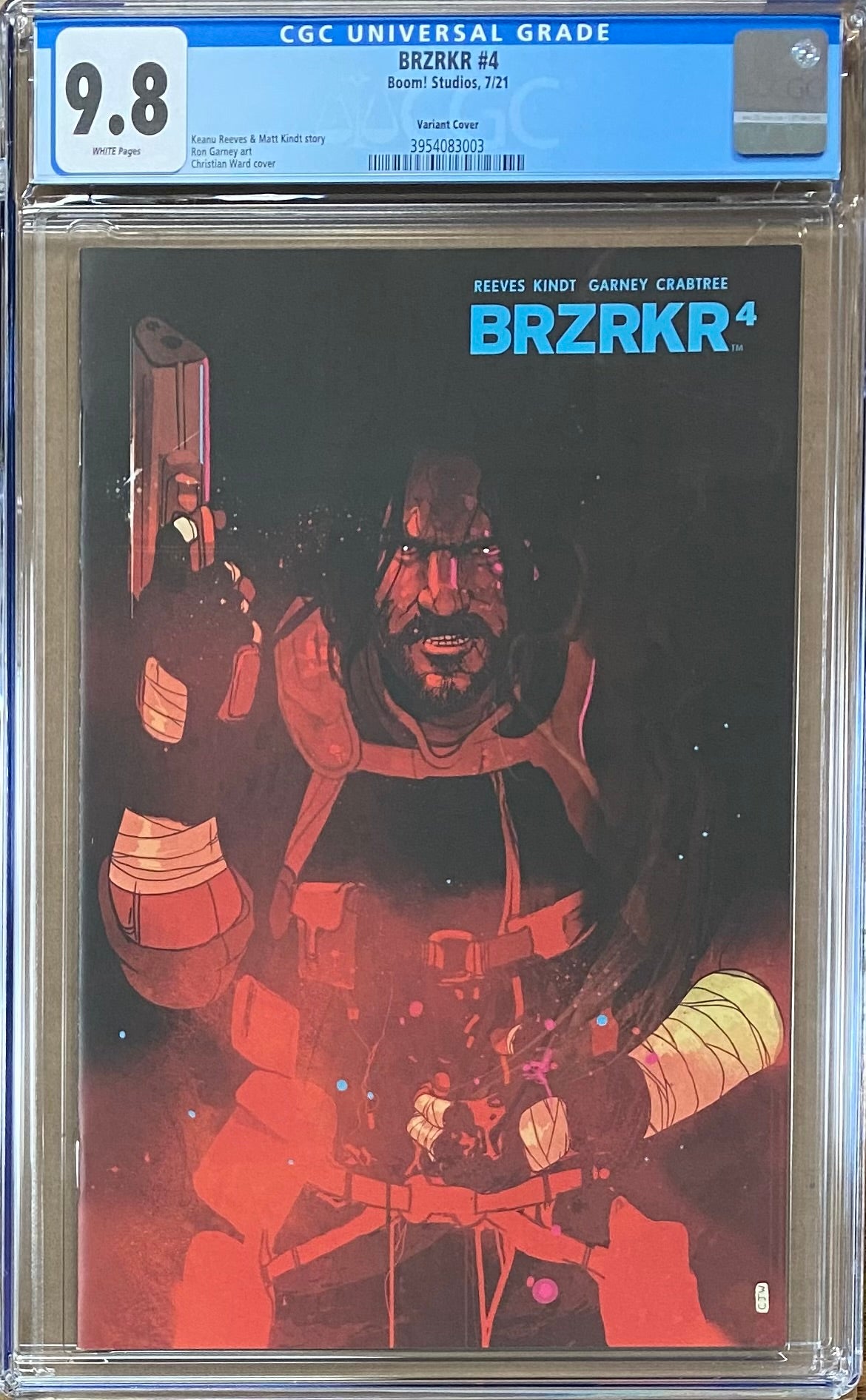 BRZRKR #4 Cover B Ward Variant CGC 9.8 (Berzerker)