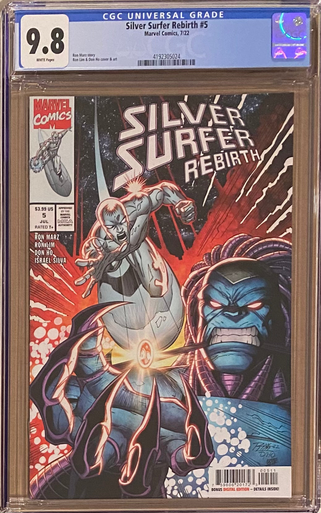 Silver Surfer: Rebirth #5 CGC 9.8