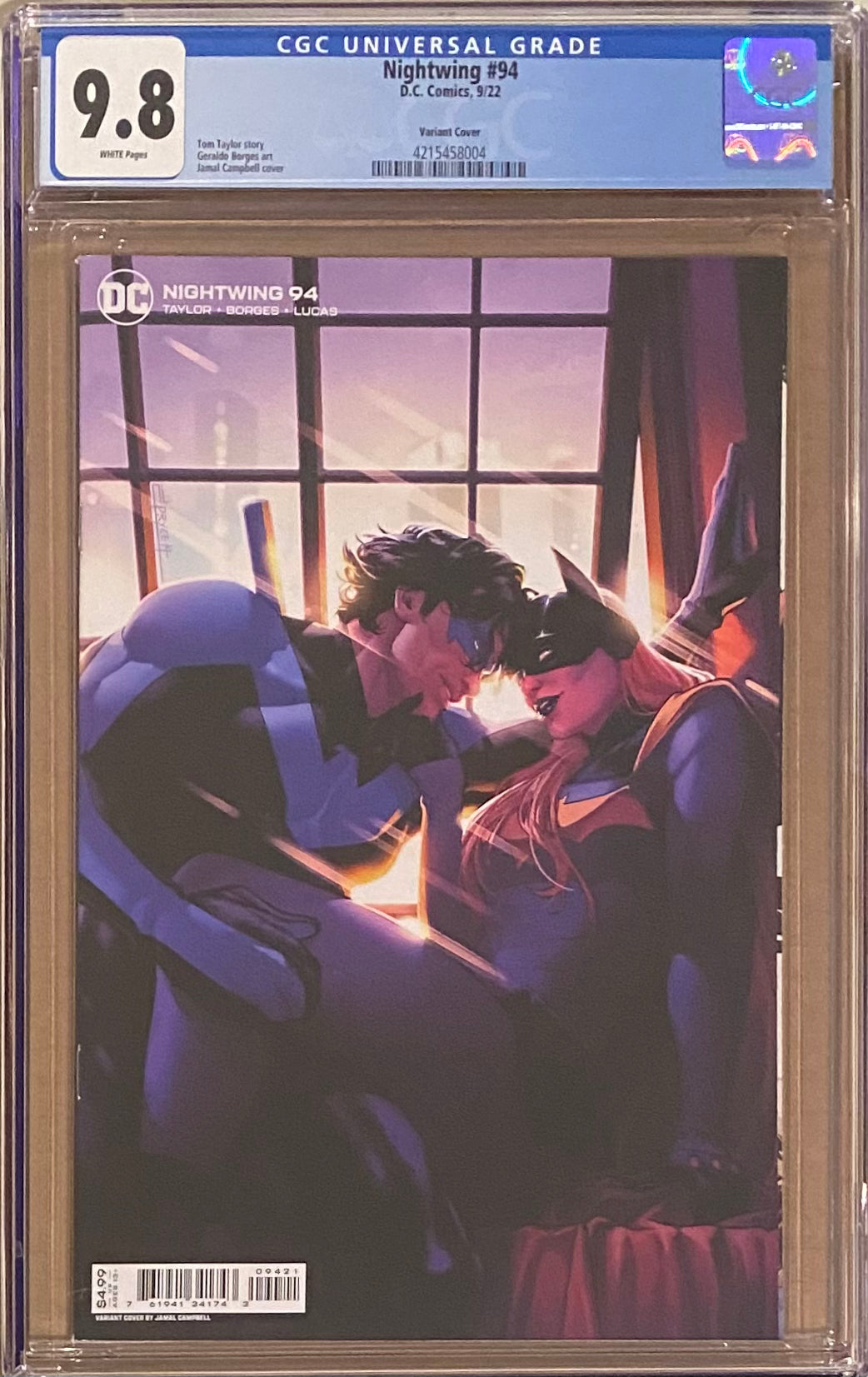 Nightwing #94 Campbell Variant CGC 9.8