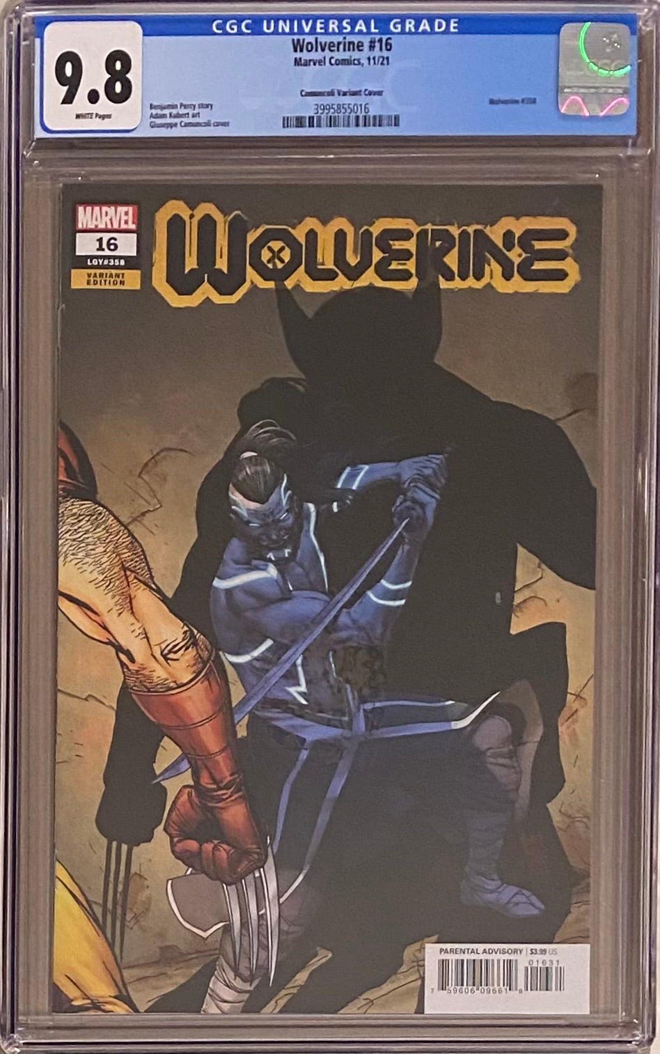 Wolverine #16 Camuncoli Variant CGC 9.8