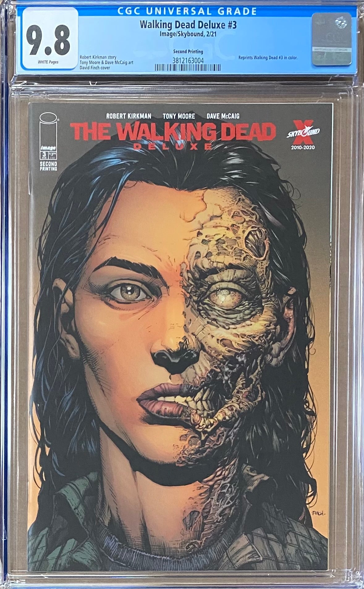 Walking Dead Deluxe #3 Second Printing CGC 9.8