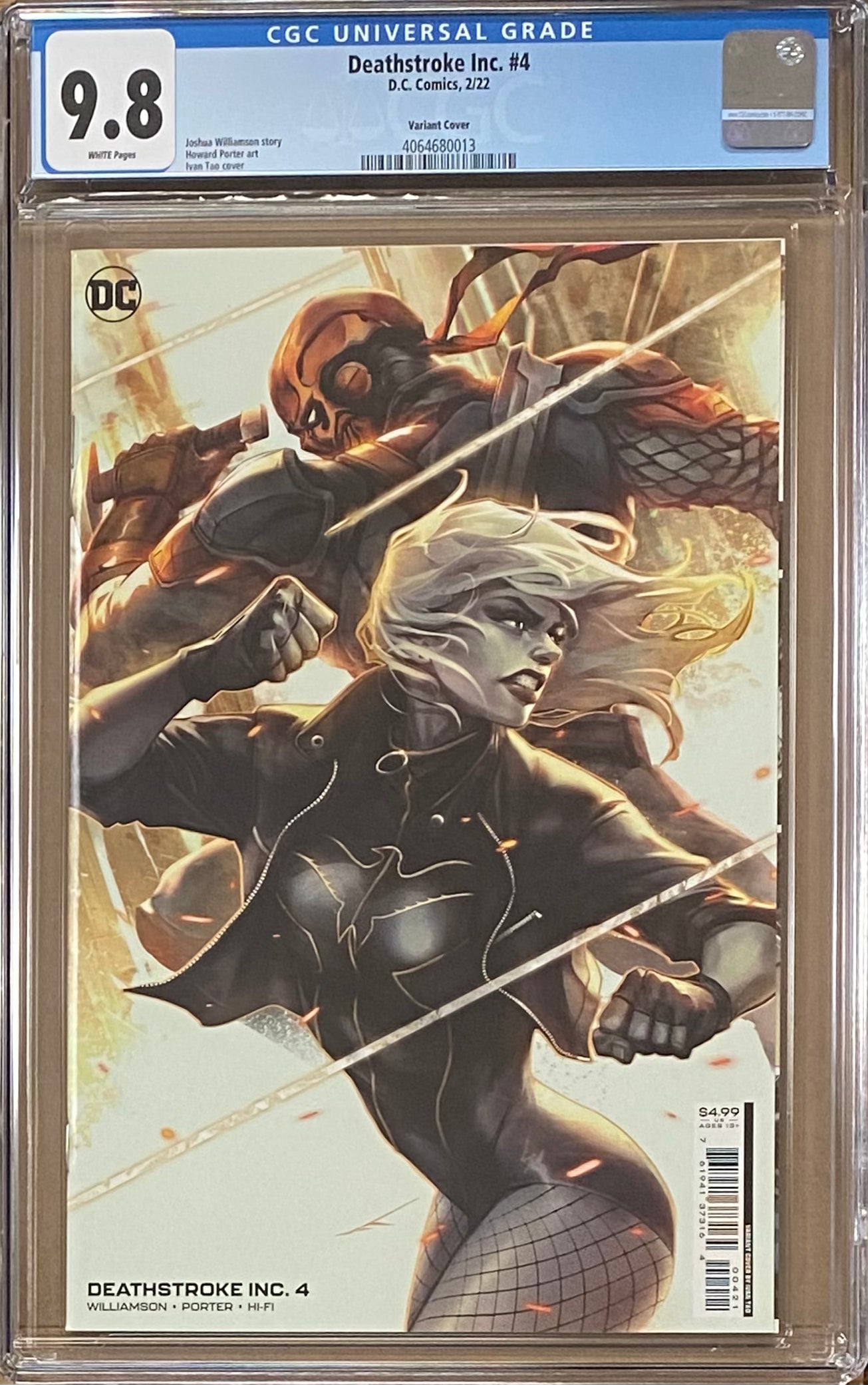 Deathstroke Inc. #4 Variant CGC 9.8