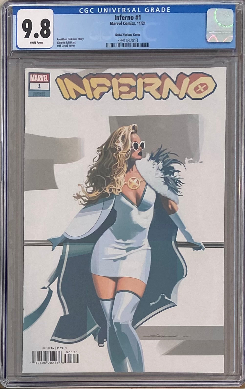 Inferno #1 Dekal Variant CGC 9.8