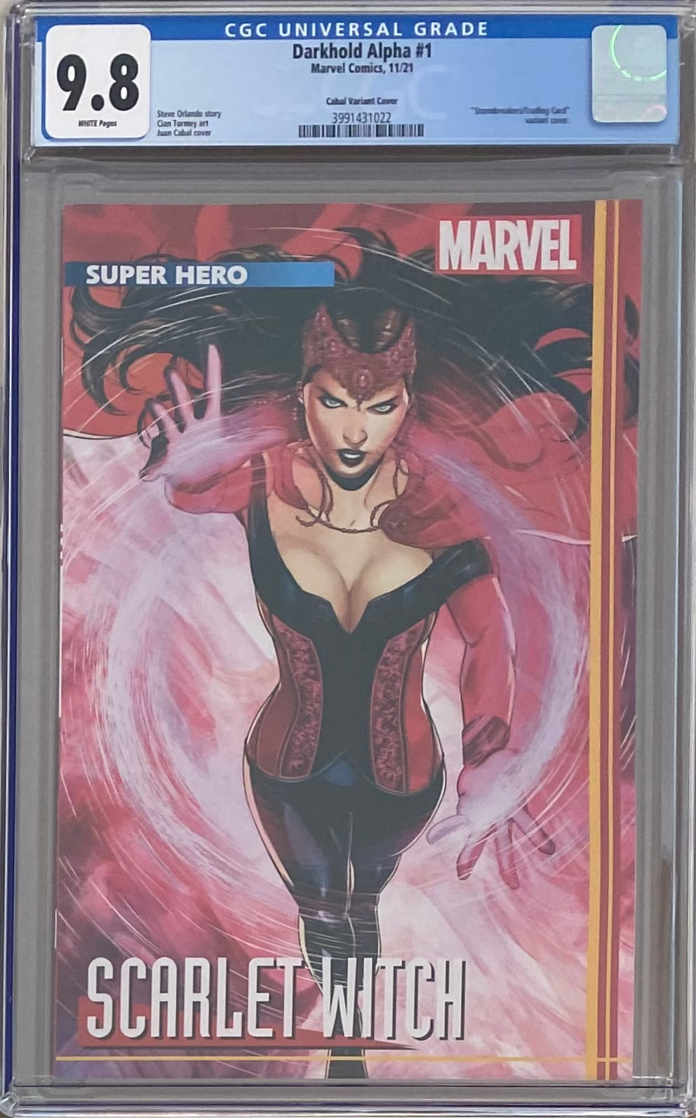 Darkhold Alpha #1 Cabal Stormbreakes Variant CGC 9.8