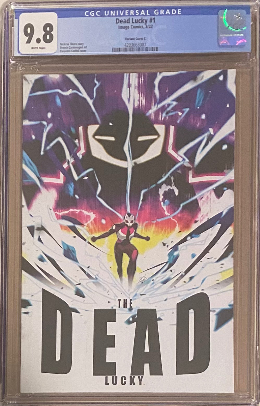 The Dead Lucky #1 Carlini 1:10 Retailer Incentive Variant CGC 9.8