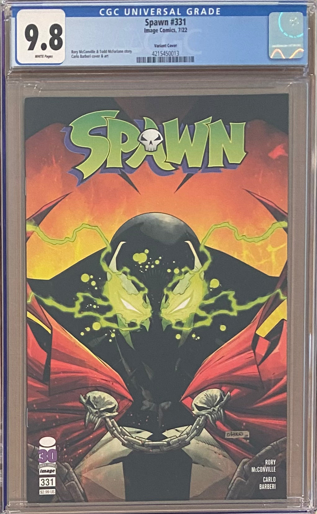 Spawn #331 Variant CGC 9.8