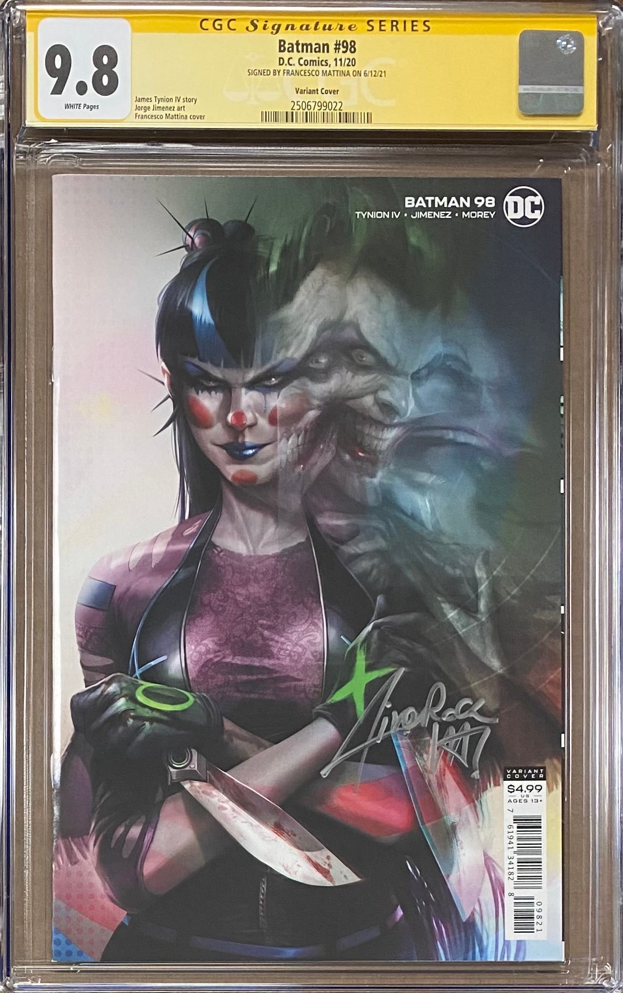 Batman #98 Mattina Variant CGC 9.8 SS