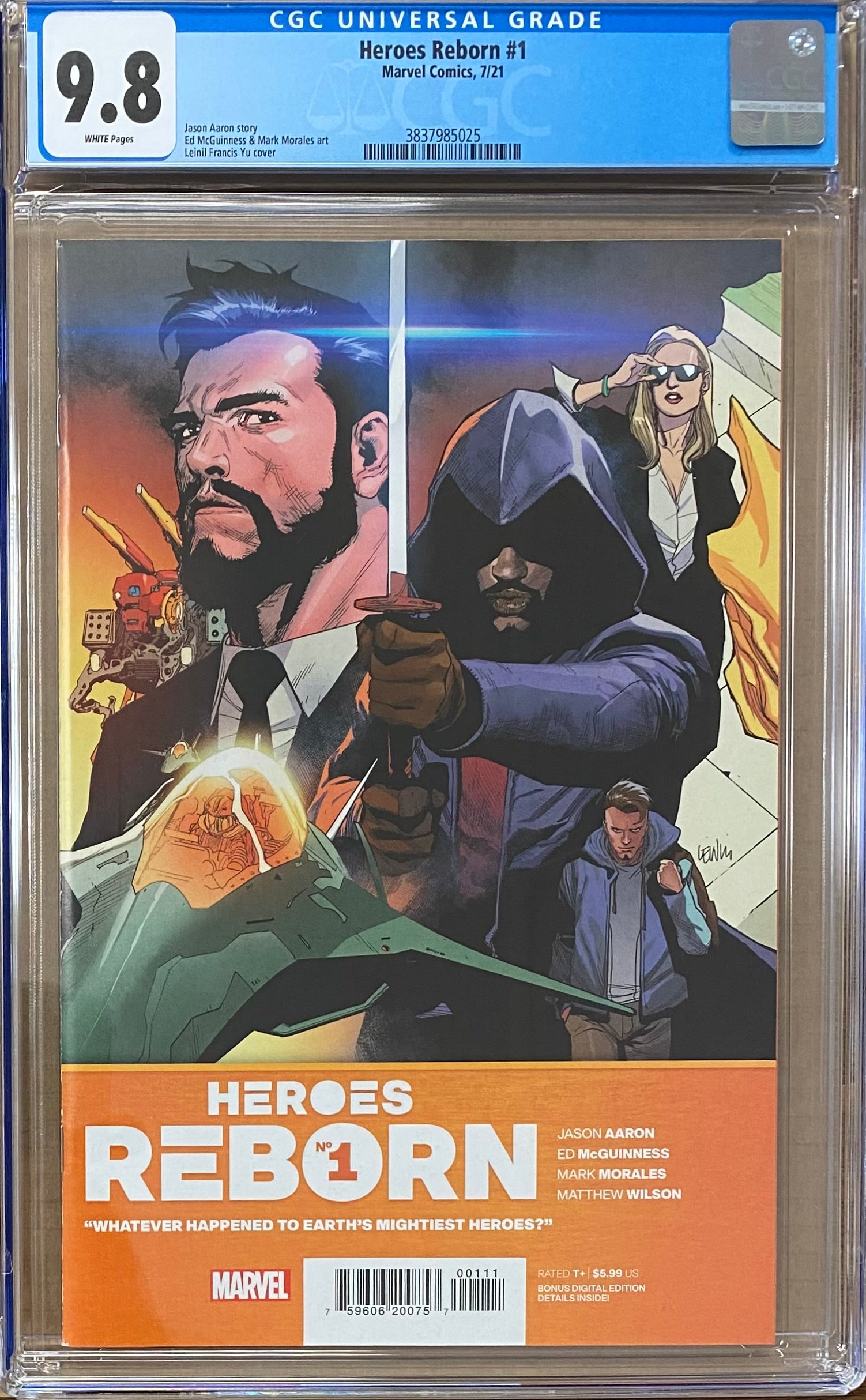 Heroes Reborn #1 CGC 9.8