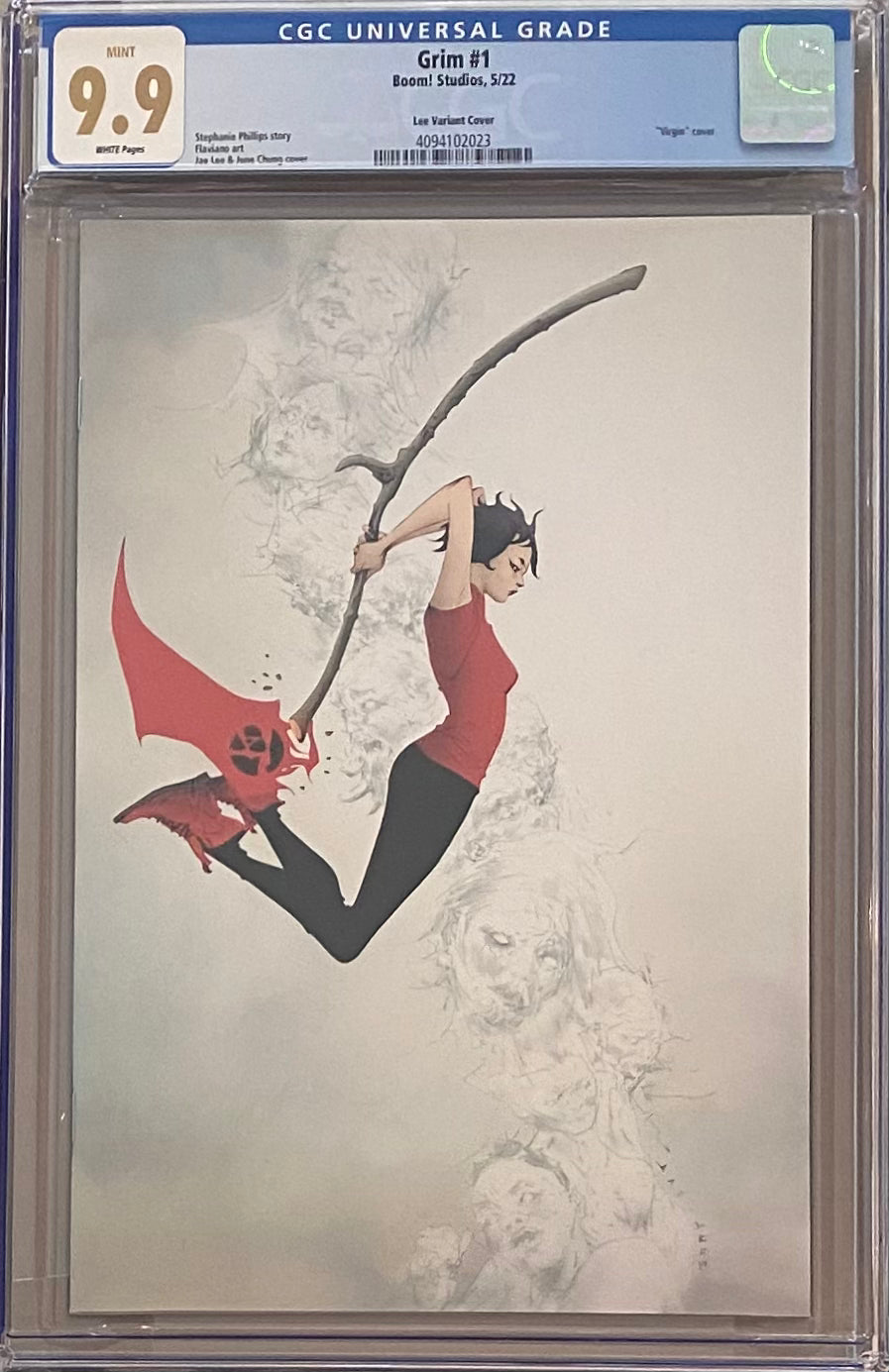 Grim #1 Jae Lee FOC Virgin Variant CGC 9.9 MINT