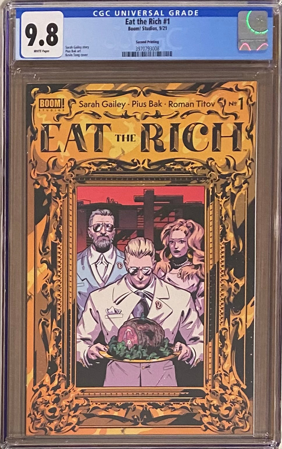Eat the Rich #1 Second Printing CGC 9.8