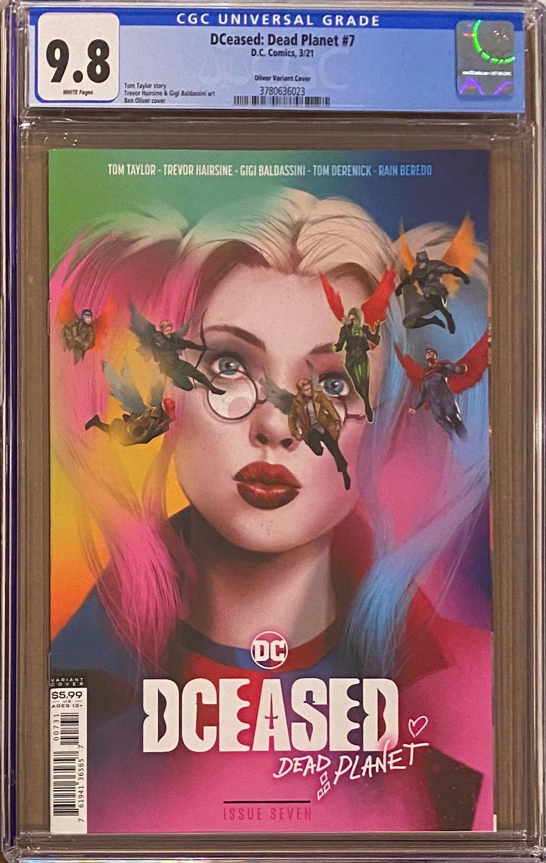 DCeased: Dead Planet #7 Oliver Movie Poster Variant CGC 9.8