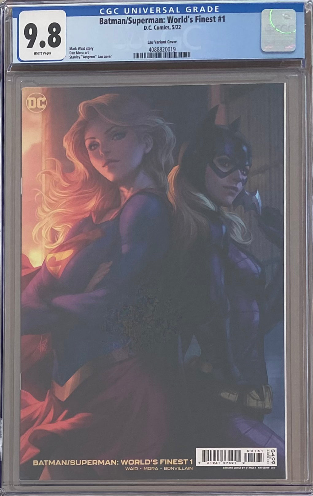 Batman/Superman: World's Finest #1 Artgerm Variant CGC 9.8