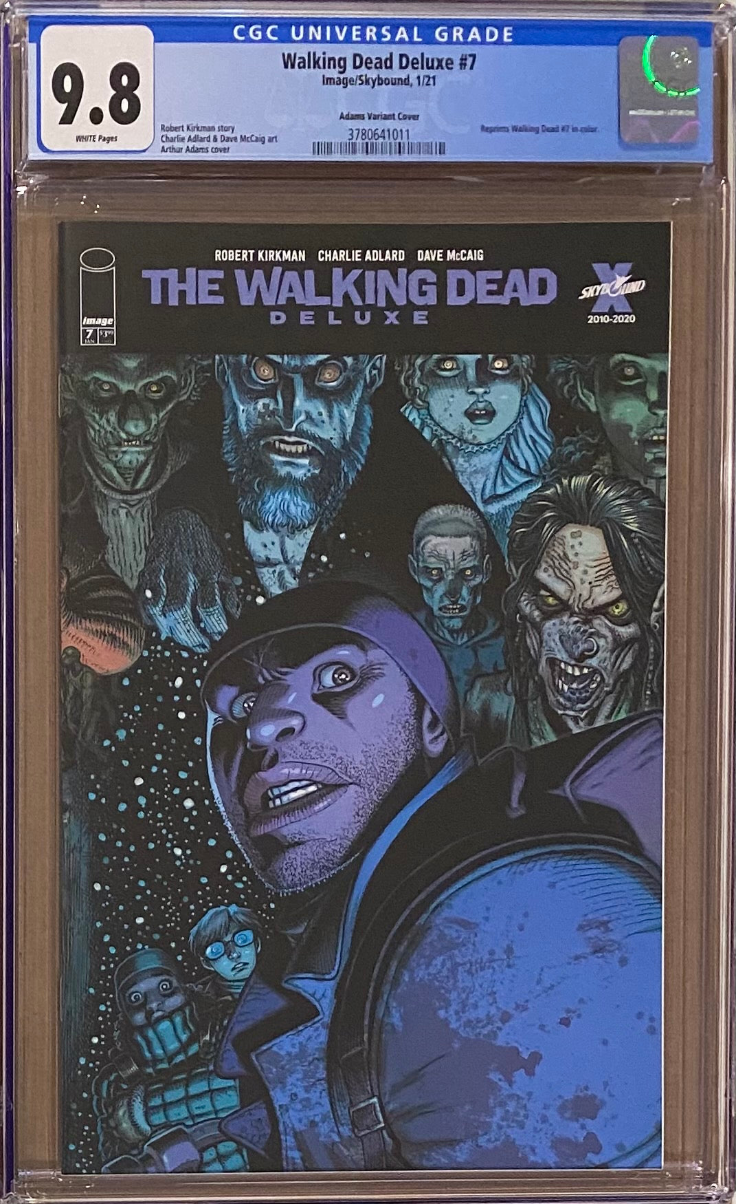 Walking Dead Deluxe #7 Adams Variant CGC 9.8