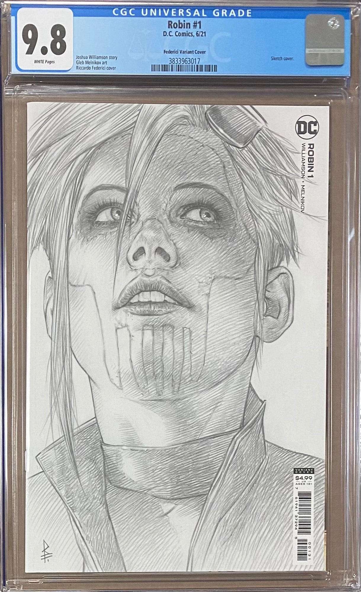 Robin #1 Federici 1:25 Retailer Incentive CGC 9.8 - First Appearance Flatline