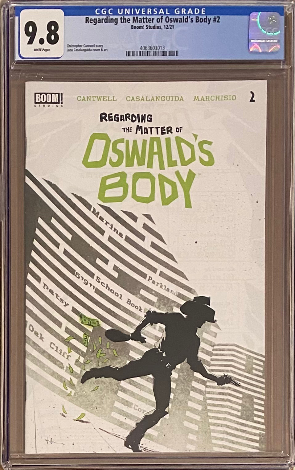 Regarding the Matter of Oswald's Body #2 CGC 9.8