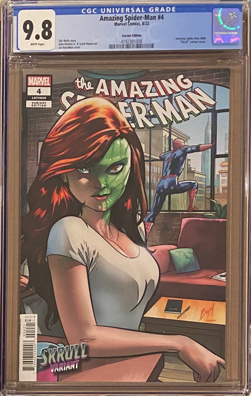Amazing Spider-Man #4 Bazuldua Variant CGC 9.8
