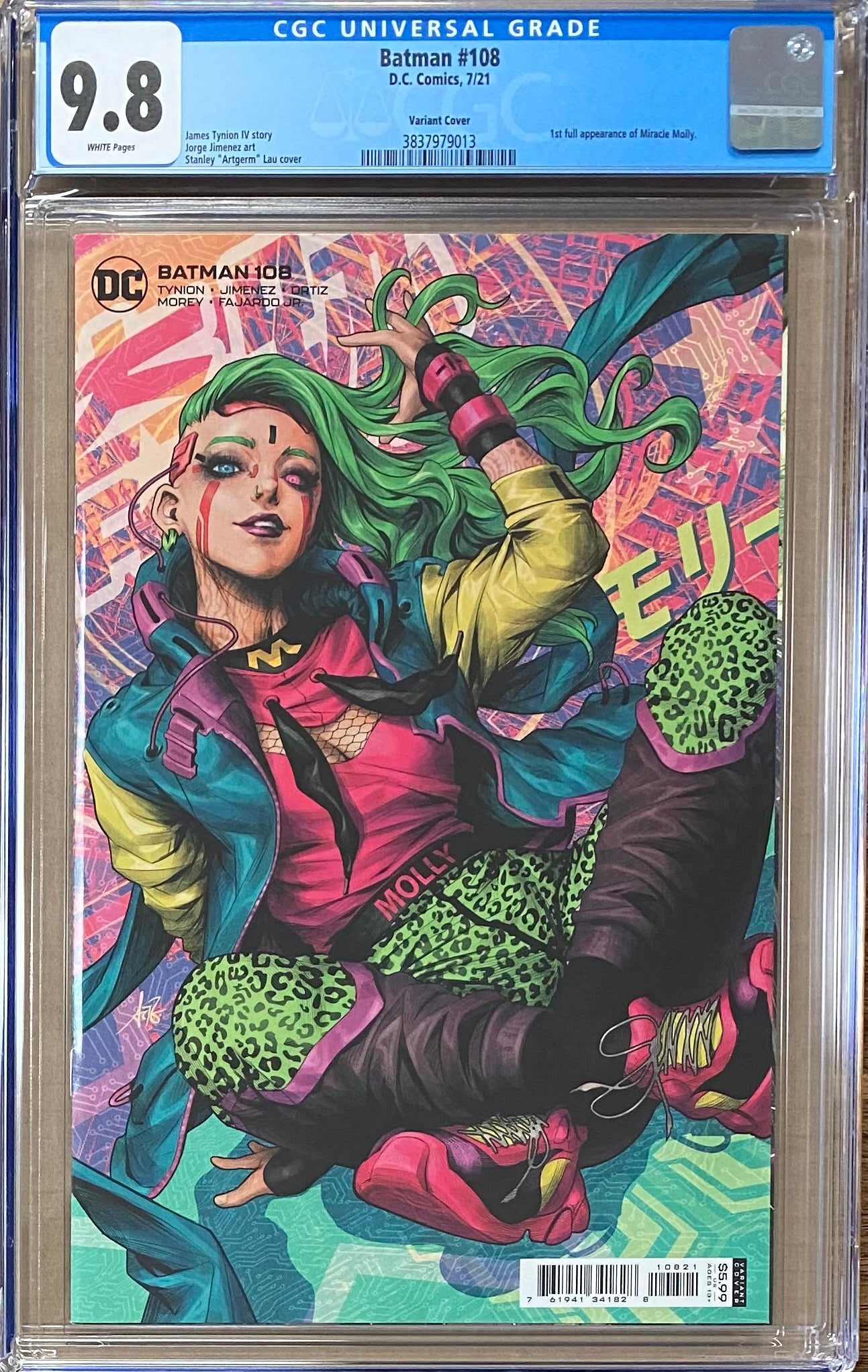 Batman #108 Artgerm Variant CGC 9.8