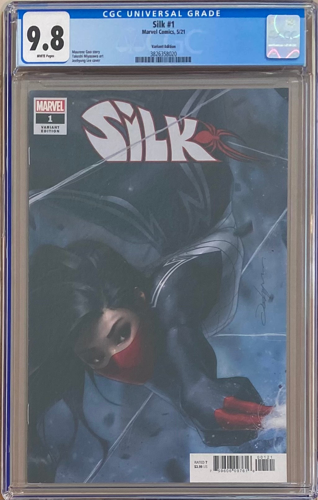 Silk #1 Jeehyung Lee Variant CGC 9.8