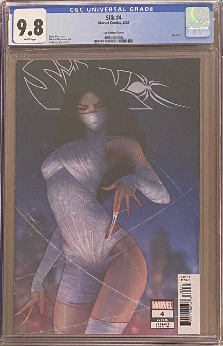 Silk #4 Jeehyung Lee Variant CGC 9.8