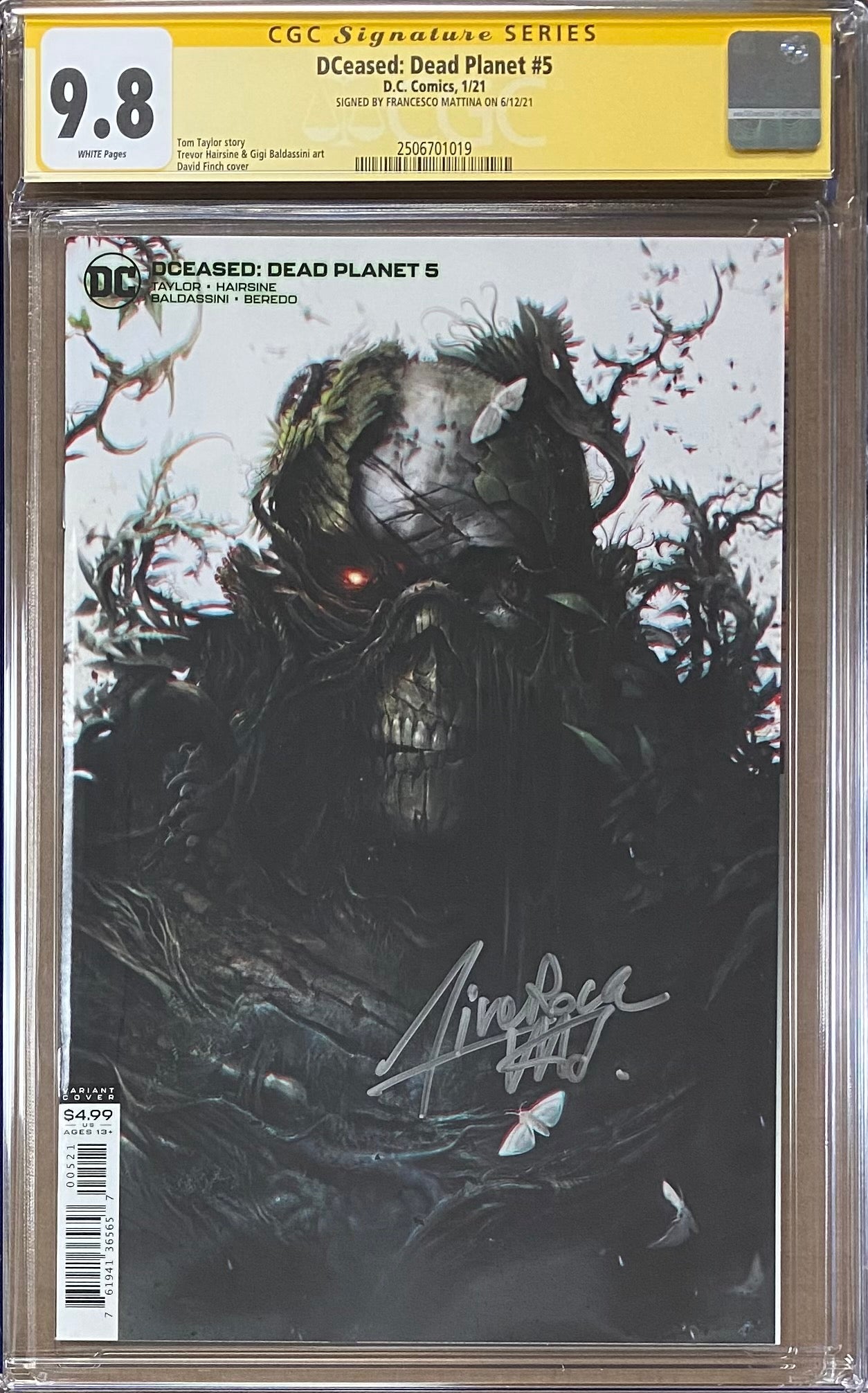 DCeased: Dead Planet #5 Mattina Variant CGC 9.8 SS