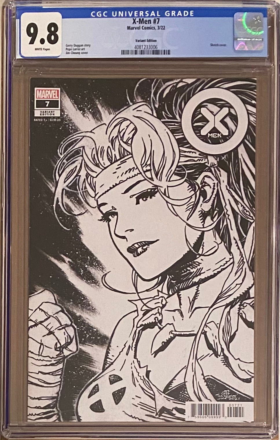 X-Men #7 Cheung Headshot Variant CGC 9.8
