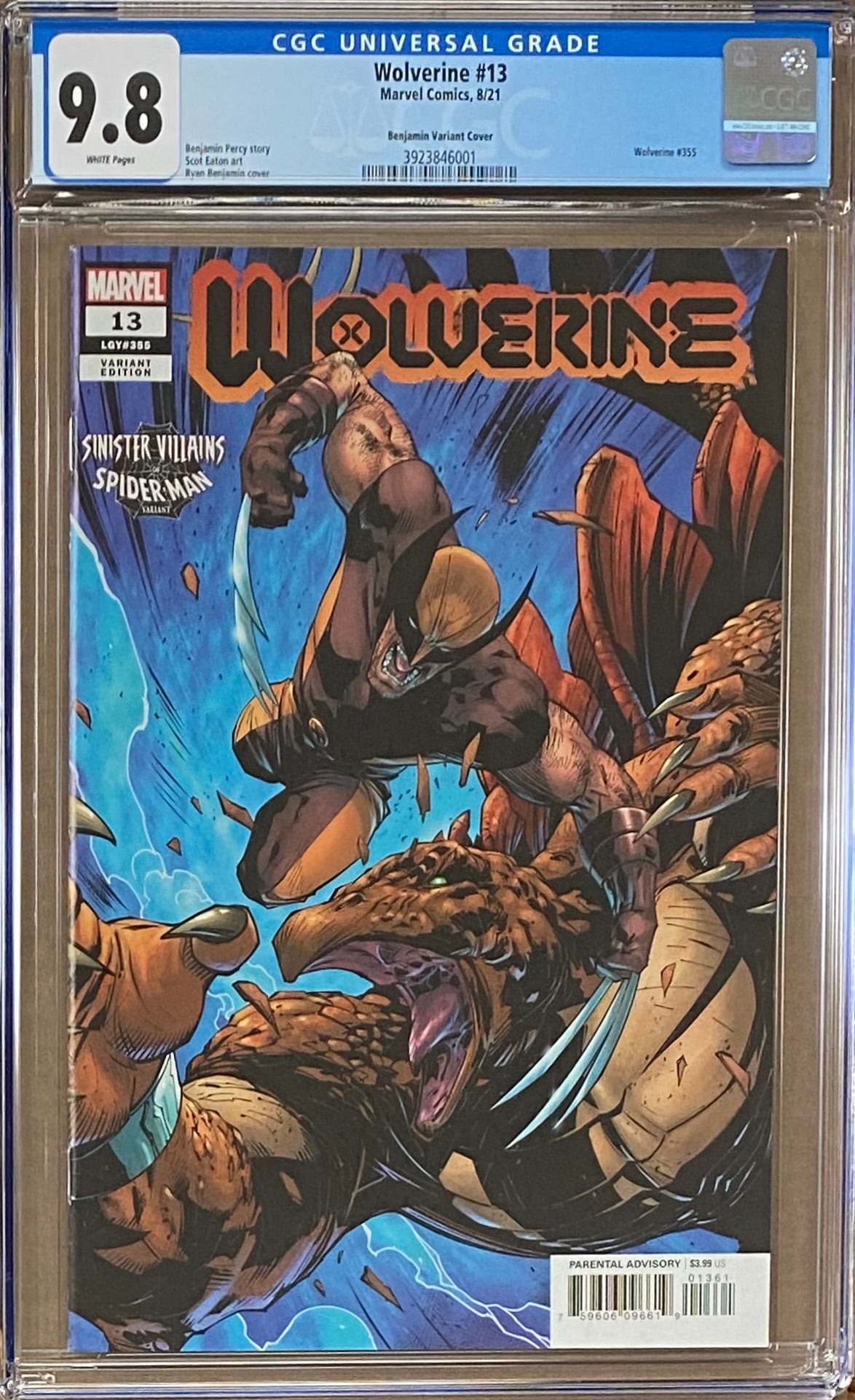 Wolverine #13 Benjamin Variant CGC 9.8