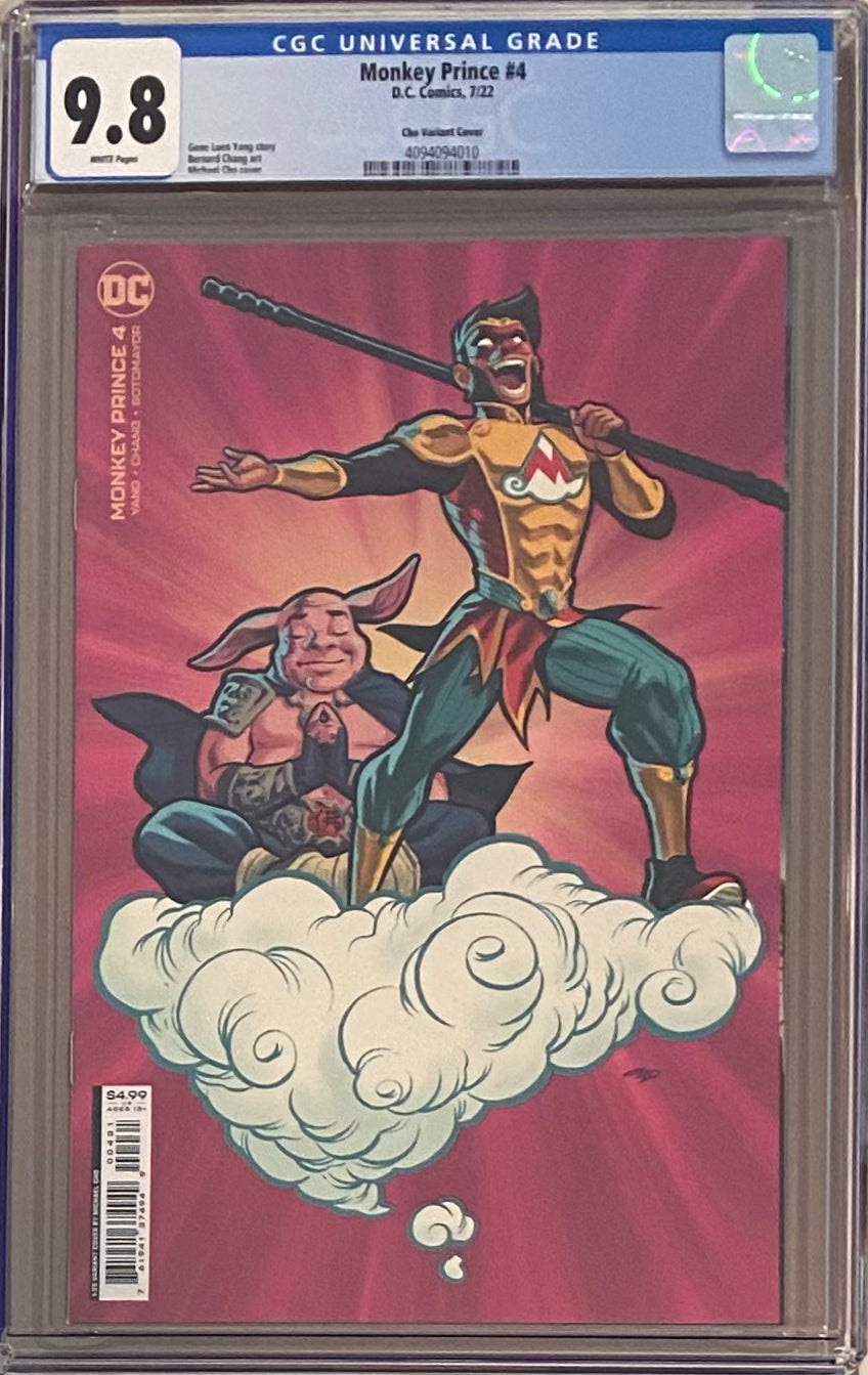 Monkey Prince #4 Cho 1:25 Retailer Incentive Variant CGC 9.8