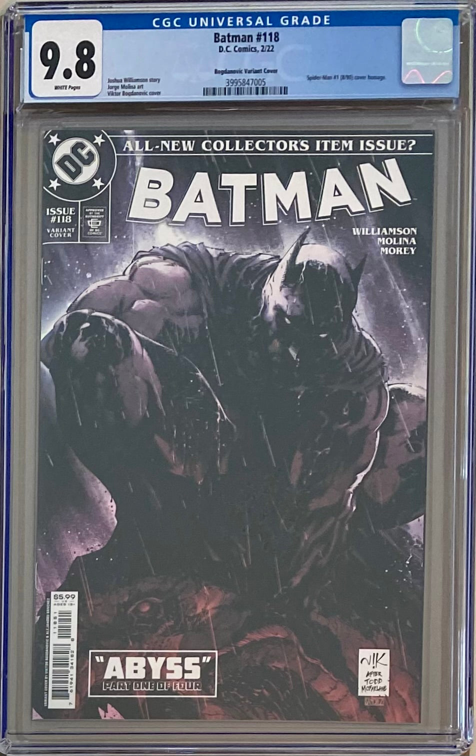 Batman #118 Bogdanovic Variant CGC 9.8