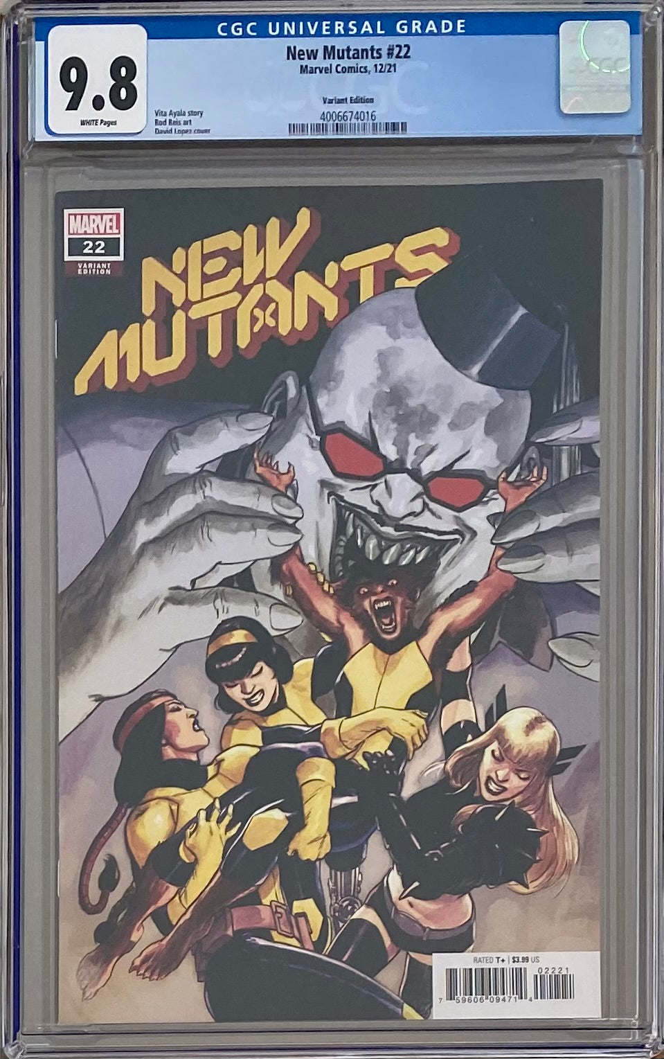 New Mutants #22 Variant CGC 9.8